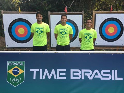 Seleção Brasileira de Tiro com Arco masculino no Rio2016/ Foto: Reprodução 