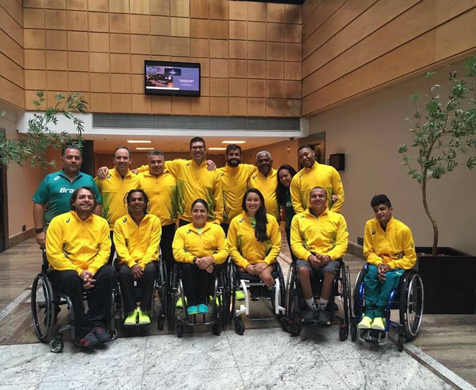 Seleção Brasileira de tênis em cadeira de rodas que vai disputar os Jogos Rio2016/ Foto: Reprodução 