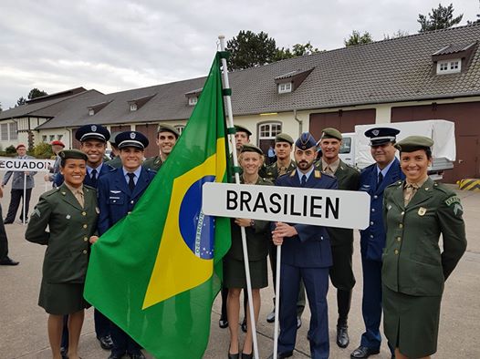 Equipe brasileira no Mundial Militar na Alemanha/ Foto: Reprodução