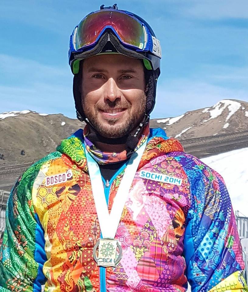 Andre Cintra é pentacampeão brasileiro de snowboard paralímpico 